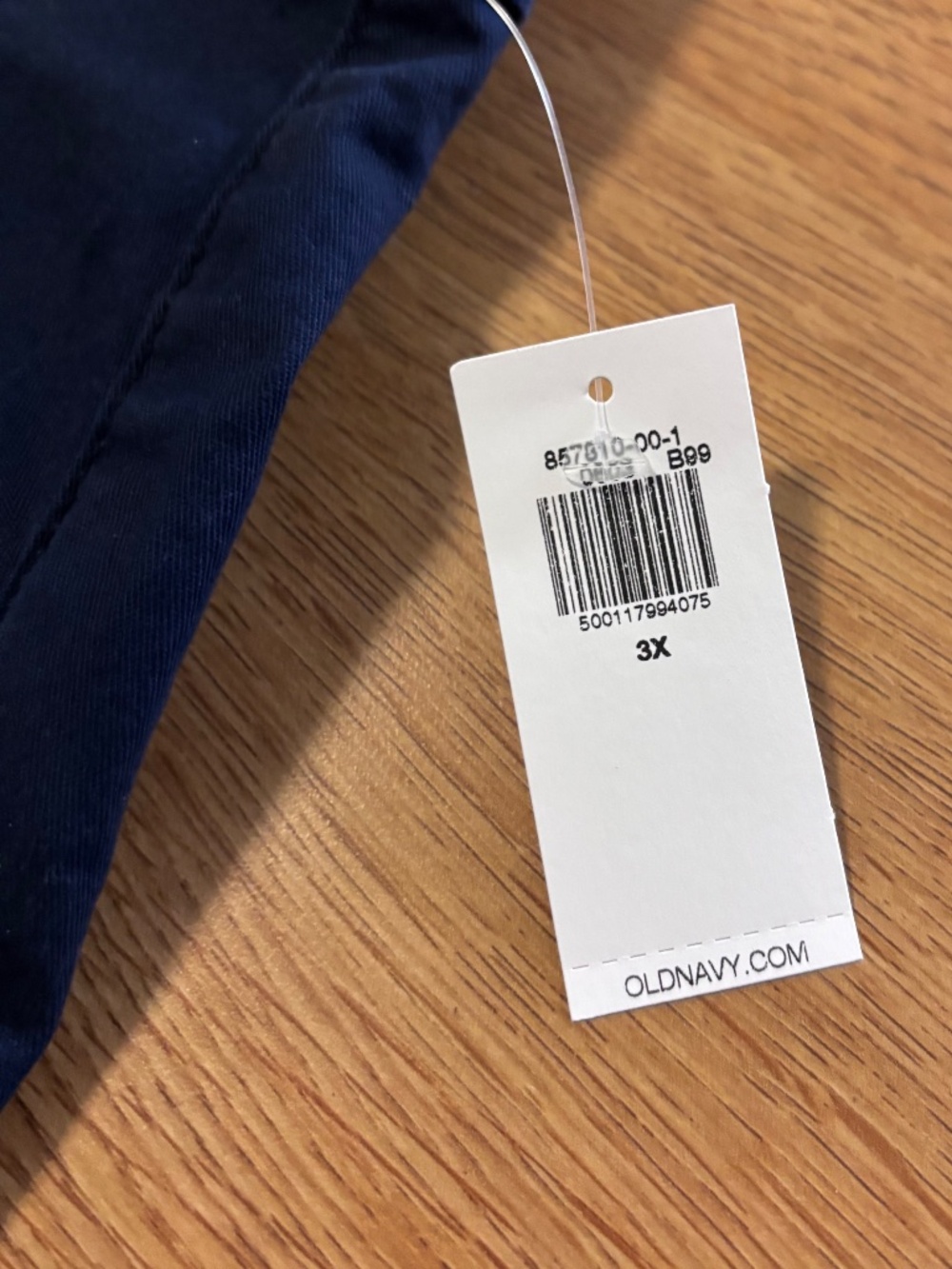 Old Navy High-Rise OGC Chino Shorts Navy Blue 3X NWT - Picture 4 of 5